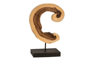 Phillips Collection - Creature Sculpture On Stand, Natural - TH54014