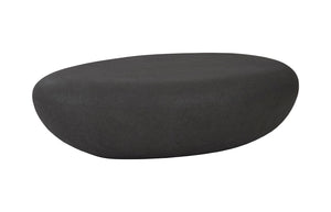 Phillips Collection - River Stone Coffee Table, Charcoal Stone, Large - PH104195