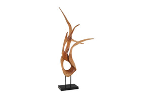 Phillips Collection - Mahogany Wood Sculpture, Table Top, Size, Shape, Styles Vary - ID75190