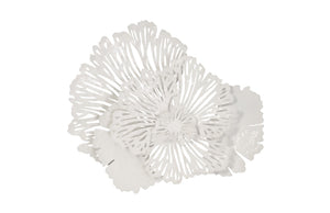 Phillips Collection - Flower Wall Art, Small, White, Metal - TH79998