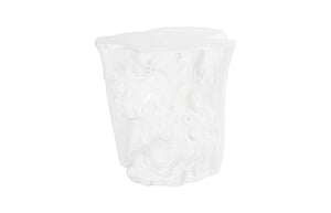 Phillips Collection - Log Side Table, Gel Coat White - PH105530