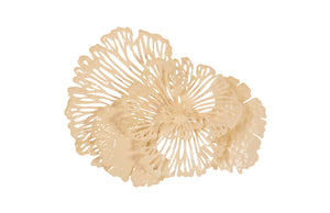 Phillips Collection - Flower Wall Art, Small, Ivory, Metal - TH83083