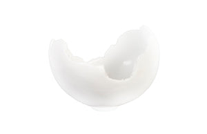 Phillips Collection - Burled Bowl, Glossy White - PH62033