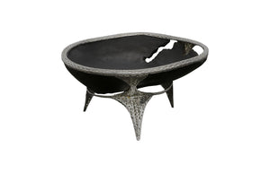 Phillips Collection - Graven Table Top Bowl, Black And Stainless Steel - ID112791