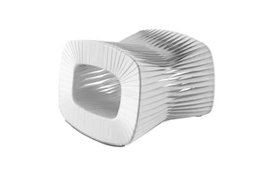 Phillips Collection - Seat Belt Ottoman, White - B2064WZ