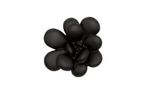 Phillips Collection - Oviferum Succulent Wall Art, SMooth Matte Black - PH111558