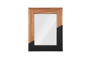 Phillips Collection - Geometry Wood Mirror, Natural,Black - TH105235