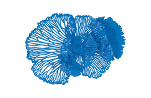Phillips Collection - Flower Wall Art, Medium, Blue, Metal - TH101836