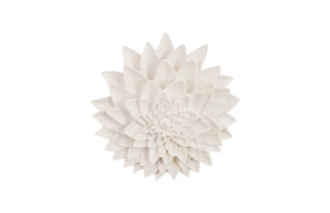 Phillips Collection - Dahlia Flower Wall Art, White Stone - PH104364