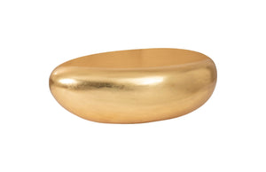 Phillips Collection - River Stone Coffee Table, Gold Leaf, Small - PH57483