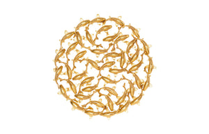 Phillips Collection - Koi Wall Art, Gold Leaf - PH115920