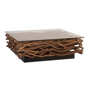 Phillips Collection - Vine Coffee Table, With Glass - TH66102