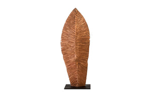 Phillips Collection - Carved Leaf On Stand, Copper Leaf, SM - TH89170