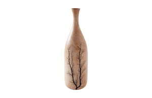 Phillips Collection - Lightning Bottle, Mango Wood, Curved Neck - TH97710