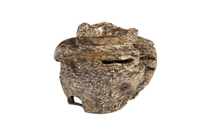 Phillips Collection - Teak Planter, Black Wash Finish - ID85101