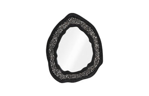 Phillips Collection - Geode Mirror, Black And Silver, Matte - PH104347