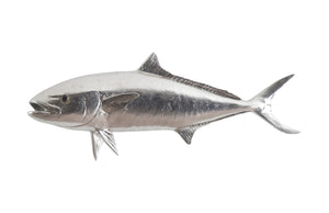 Phillips Collection - Yellow Tailed King Fish Wall Sculpture, Resin, Silver Leaf - PH64551