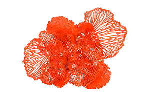 Phillips Collection - Flower Wall Art, Large, Coral, Metal - TH83082