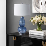 Mercurio 28.5 Inch H Double Gourd Lamp (Set of 2) | Safavieh - LIT4155 - Blue