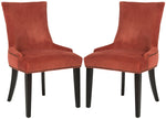 Safavieh Lester 19''H Dining Chairs (Set of 2), MCR4709 - Rust