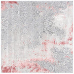 Safavieh Meadow 573 Rug, MDW573 - Light Grey / Pink