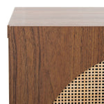 Safavieh Ophelia 2 Door 2 Shelf Media Stand, MED9615 - Walnut 