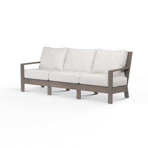 Sunset West - Laguna Sofa in Canvas Flax, No Welt - Driftwood - SW3501-23-FLAX-STKIT