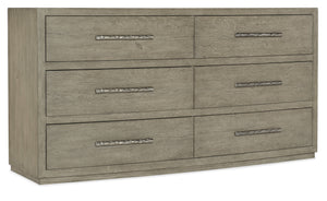 Hooker Furniture - Linville Falls Chimney Gap Six Drawer Dresser - 6150-90002-85