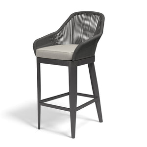 Sunset West - Milano Barstool in Echo Ash w/ Self Welt - Slate - SW4101-7B-EASH-STKIT