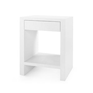 Villa & House - Morgan Grasscloth 1-Drawer Side Table - MOR-110-59