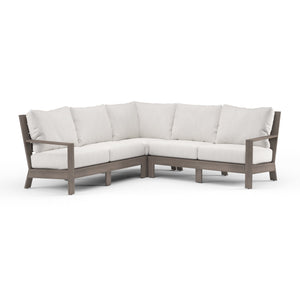 Sunset West - Laguna Sectional in Canvas Flax, No Welt - Driftwood - SW3501-SEC-FLX-STKIT