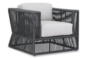 Sunset West - Milano Club Chair in Echo Ash w/ Self Welt - Slate - SW4101-21-EASH-STKIT