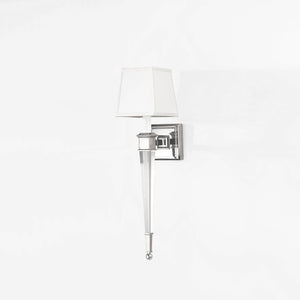 Decorative Crafts Arya Crystal & Nickel Sconce - 8427