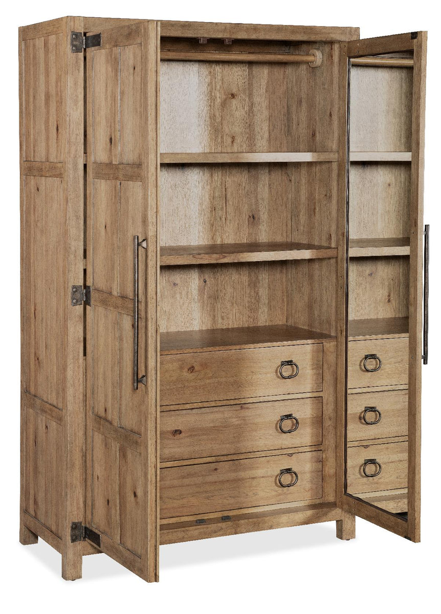 Vineyard Row Wardrobe | Hooker Furniture - 6952-90213-80