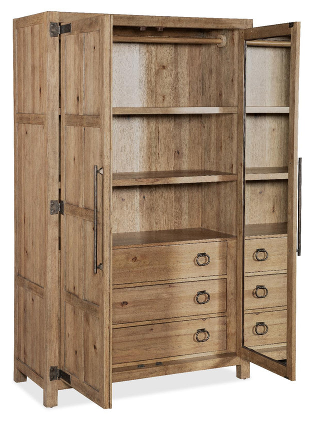 Vineyard Row Wardrobe | Hooker Furniture - 6952-90213-80
