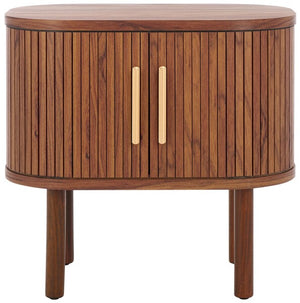 Safavieh Tealla 2 Tambour Door Nightstand, NST9609