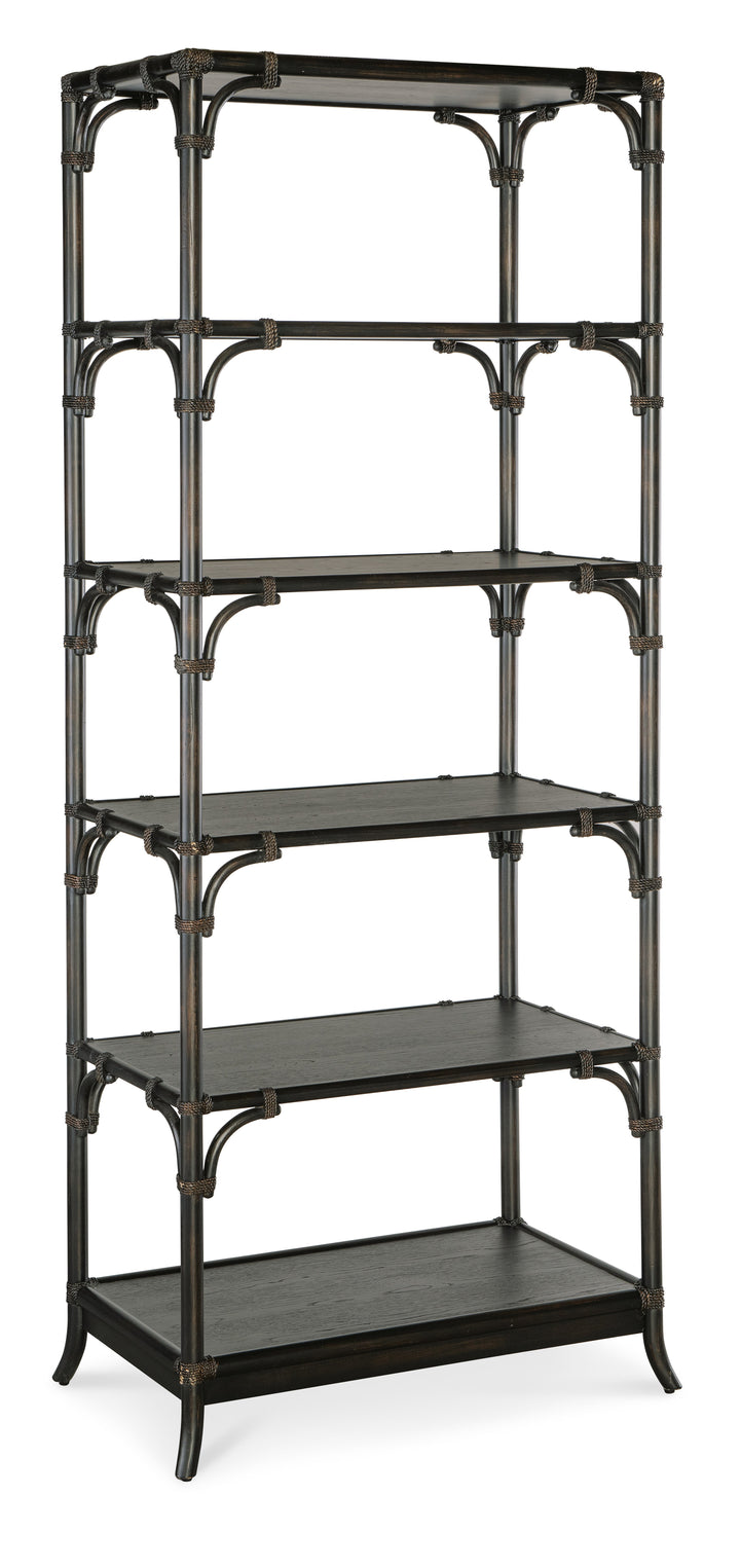 Retreat Pole Rattan Bookcase | Hooker - 6950-10445-99