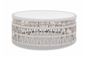 Sunset West - Dana Coffee Table with Honed Carrara Marble Top - Natural - SW4301-CT