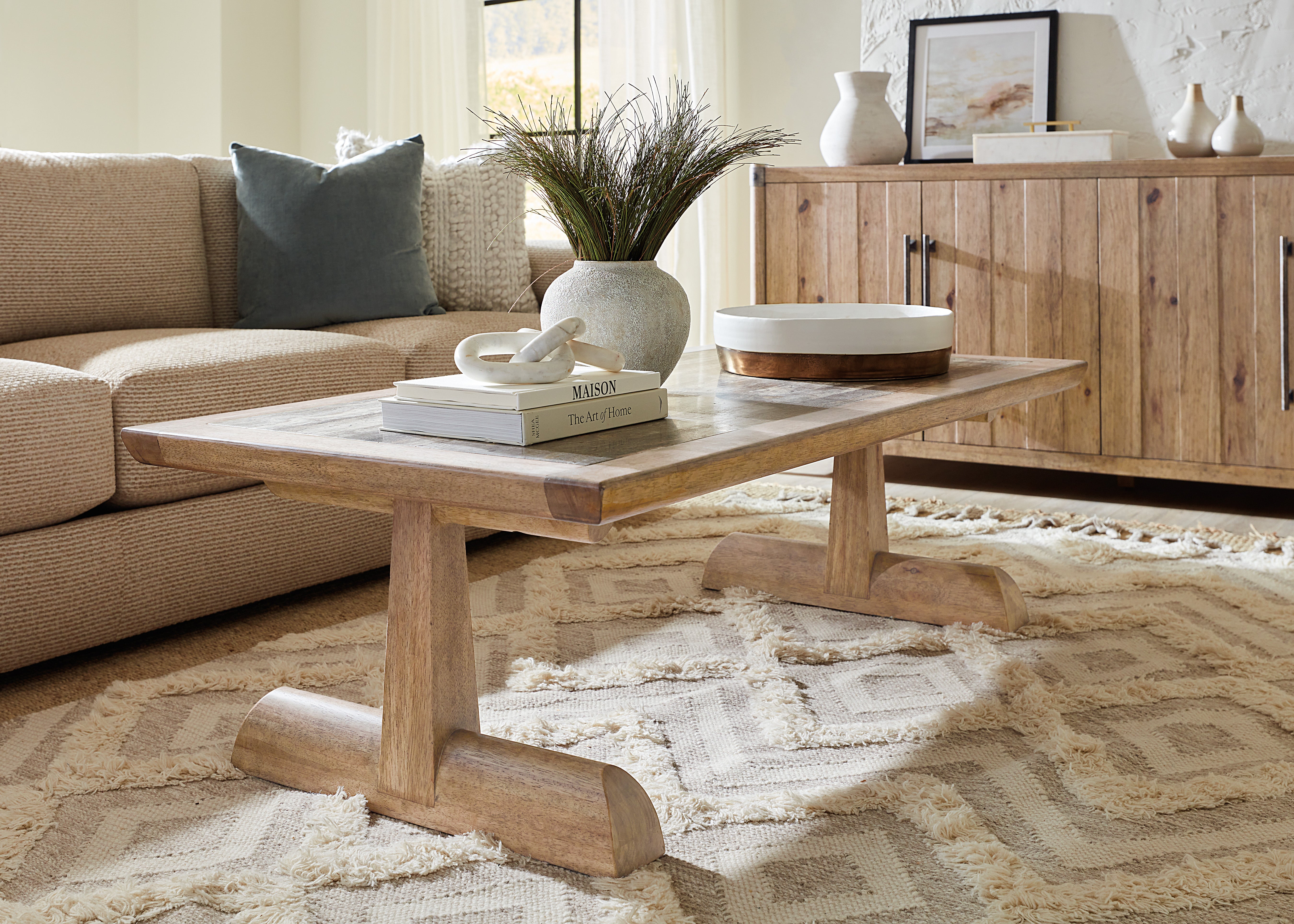 Vineyard Row Rectangle Cocktail Table | Hooker Furniture - 6952-80310-80