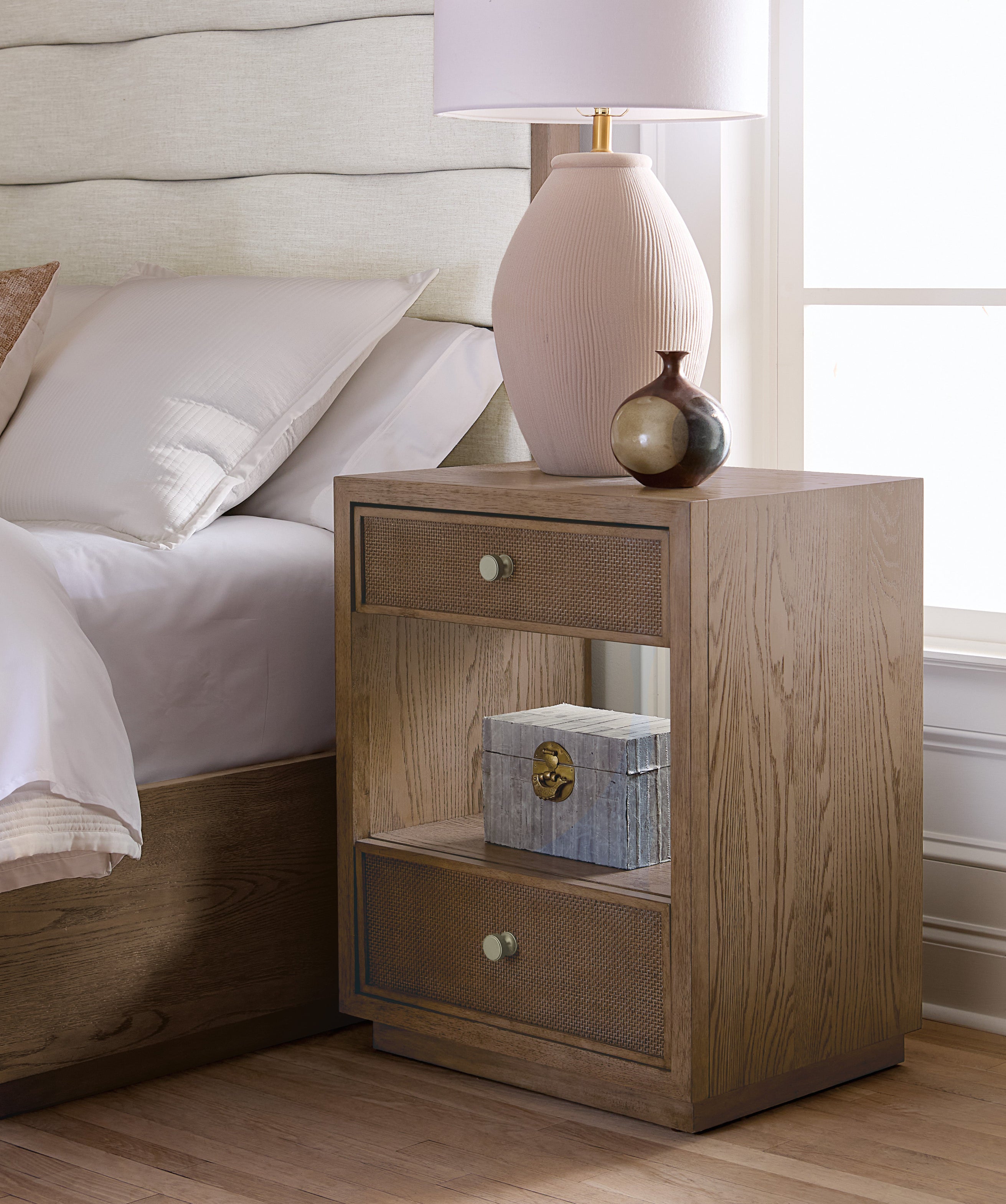 Sonnet Two-Drawer Nightstand | Hooker Furniture - 6072-90116-85
