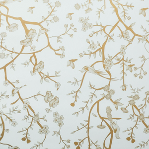 The Enchanted Home Pale Green and Gold Chinoiserie Gift Wrap