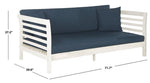 Safavieh Malibu Day Bed , PAT6725 - Antique White / Navy