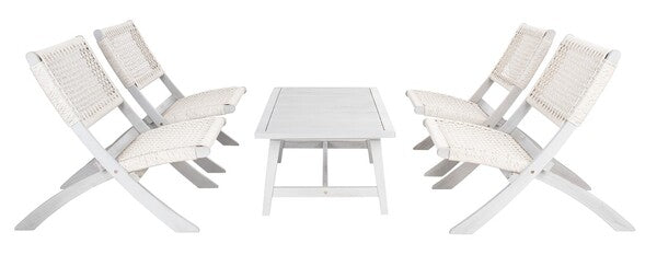 Safavieh Blaze 5 Pc Coffee Set , PAT7080 - Grey / Grey