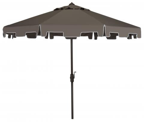 Safavieh Zimmerman 9 Ft Market Umbrella , PAT8000 - Grey