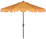 Safavieh Zimmerman 9 Ft Market Umbrella , PAT8000 - Yellow / White