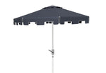 Safavieh Zimmerman 9 Ft Market Umbrella , PAT8000 - Navy / Chrome