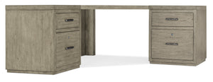 Hooker Furniture - Linville Falls Corner Desk with Two Files - 6150-10934-85