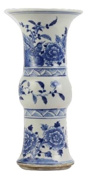 The Enchanted Home Bird and Floral Trumpet Vase
