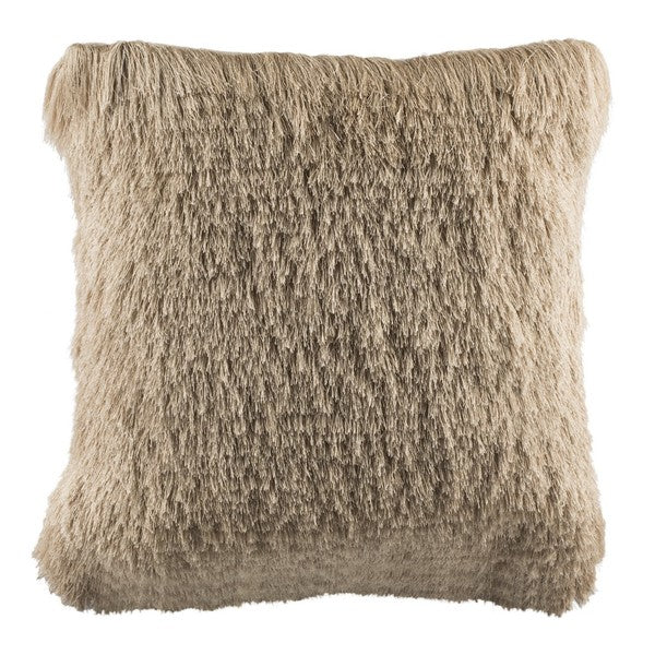 Safavieh Chic Shag Pillow, Pls735 - Beige