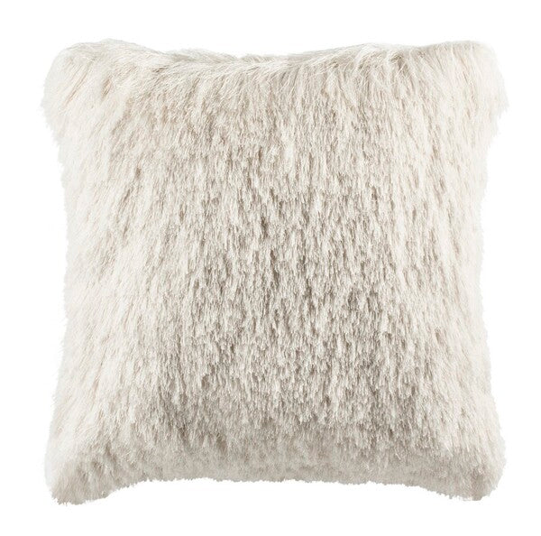 Safavieh Chic Shag Pillow, PLS735 - Ivory